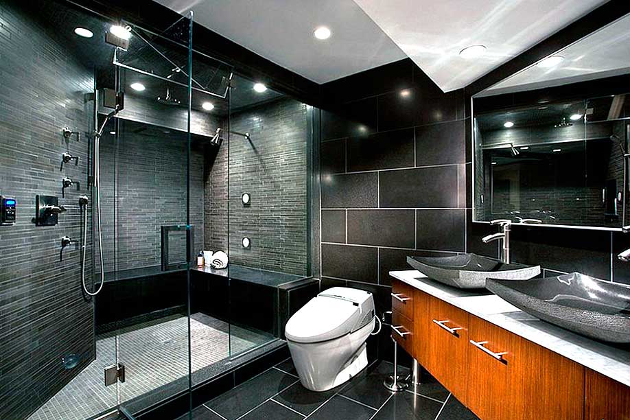 Современный стиль ванной комнаты